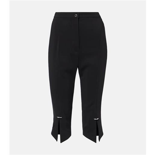 Mugler pantaloni capri