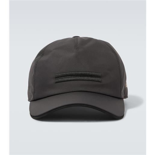 Zegna cappello da baseball con ricamo