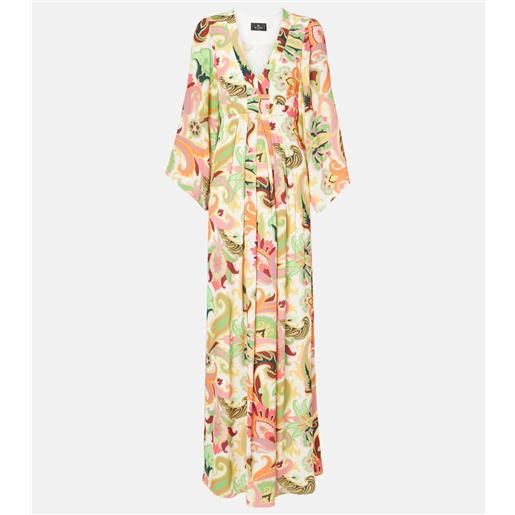 Etro abito lungo con stampa