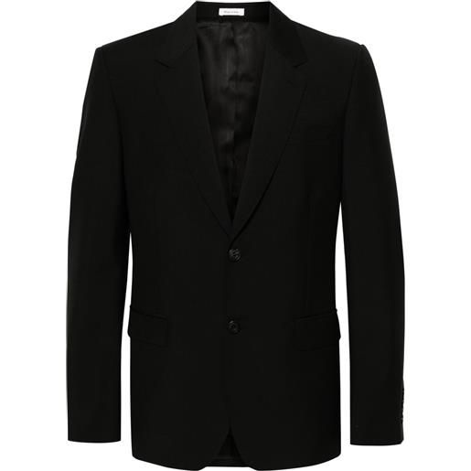 Alexander McQueen giacca da abito monopetto - nero