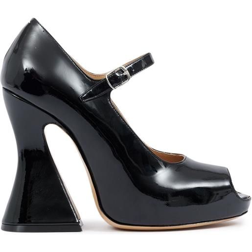 Maison Margiela mary jane sketch 120mm - nero