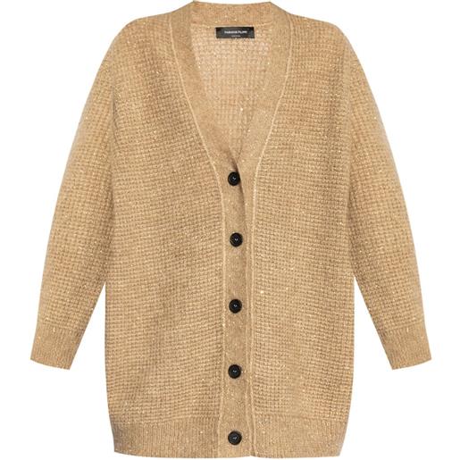 Fabiana Filippi cardigan con paillettes - toni neutri
