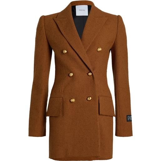 Patou blazer doppiopetto - marrone