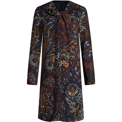 ETRO tunica con stampa paisley - nero