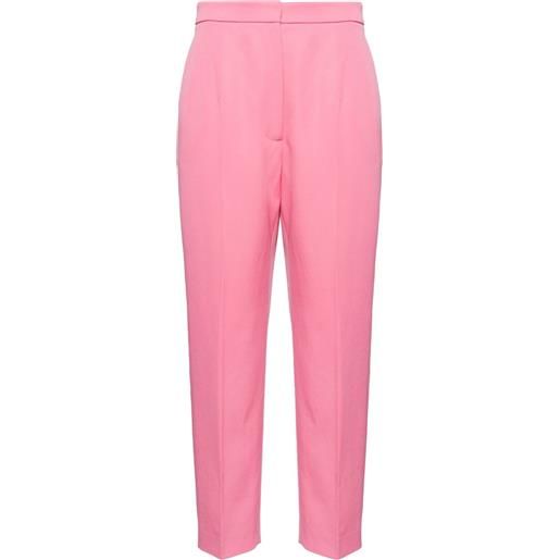 Alexander McQueen pantaloni sartoriali regular - rosa