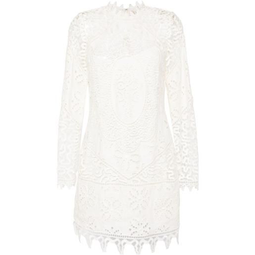 Ulla Johnson abito corto eleni - bianco