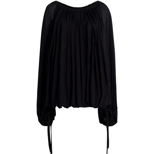KHAITE blusa nash - nero