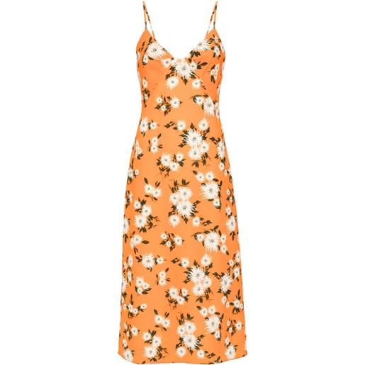 Emilia Wickstead abito midi amaris - arancione