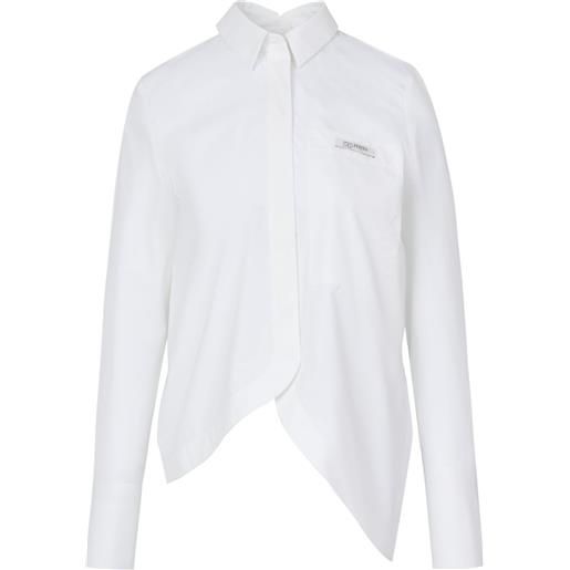Ports 1961 camicia asimmetrica - bianco