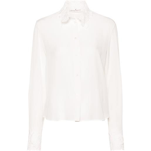 Ermanno Scervino camicia con colletto in pizzo - toni neutri