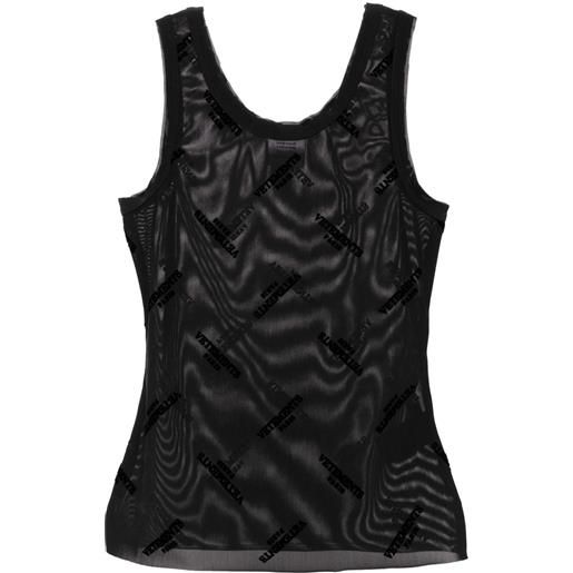 VETEMENTS canotta power - nero