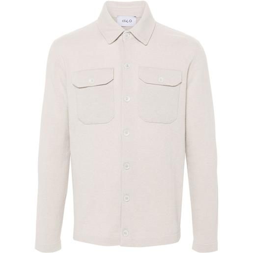 D4.0 camicia in maglia - toni neutri
