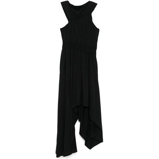 Alexander McQueen abito asimmetrico - nero