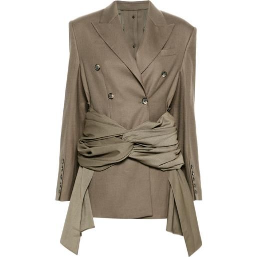 Rokh blazer a portafoglio - verde