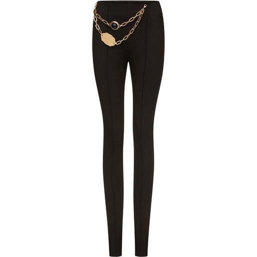 AREA leggings chain plate - nero