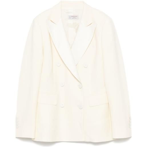 Alberto Biani blazer testurizzato - bianco