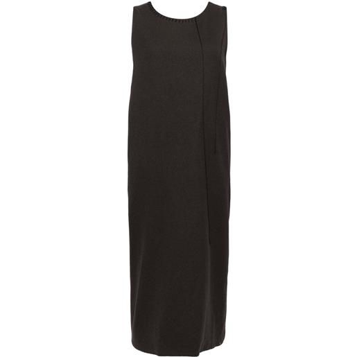 Y's abito con cuciture - marrone