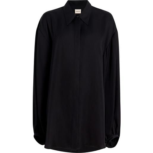 KHAITE camicia the bam - nero