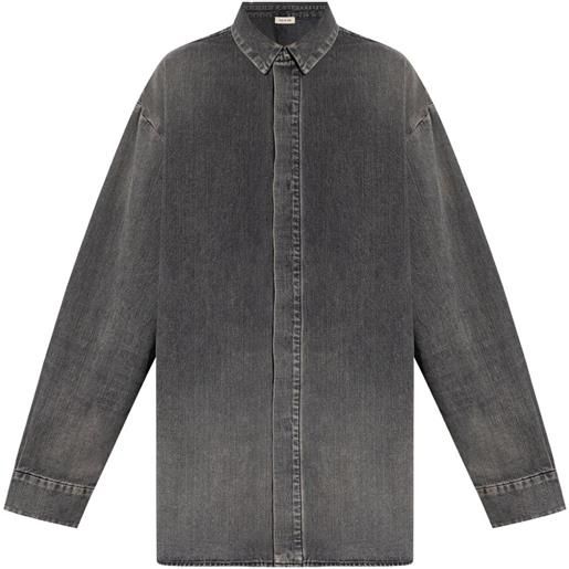 Fear Of God camicia denim - nero
