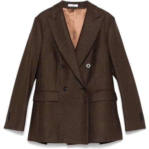 Boglioli blazer principe di galles - marrone