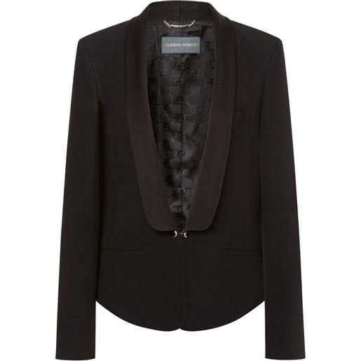 Alberta Ferretti giacca smoking enver - nero