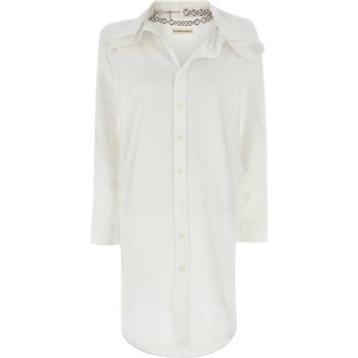 Y/Project chemisier oxford - bianco