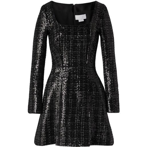 Genny abito corto con paillettes - nero