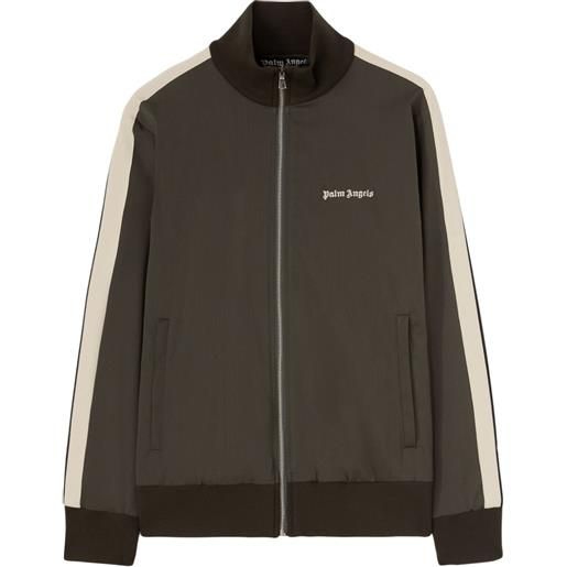 Palm Angels giacca con ricamo - verde
