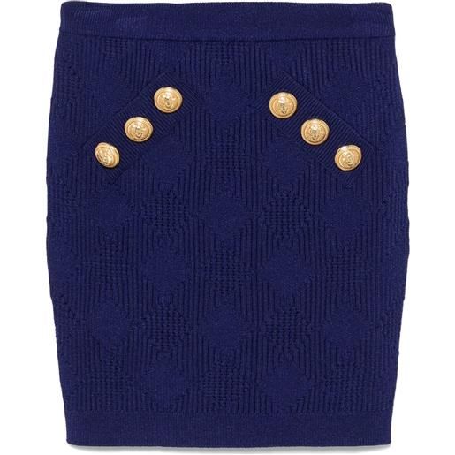 Balmain minigonna - blu
