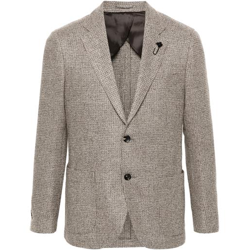 Lardini blazer monopetto - marrone