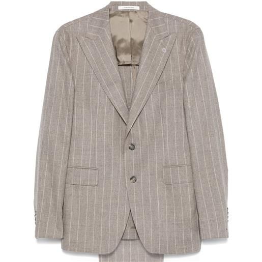 Tagliatore completo gessato - grigio