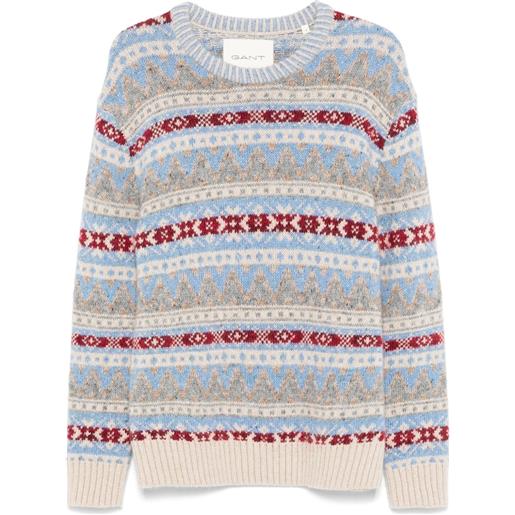 Gant maglione girocollo - blu
