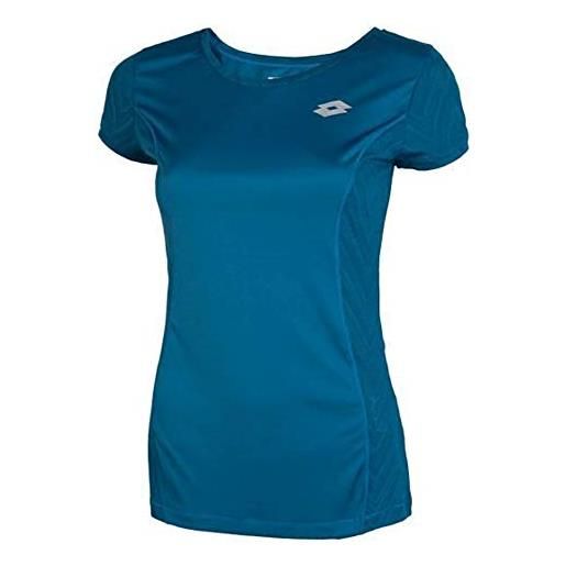 Lotto nixia iv, maglietta da donna, colore rosa, grigio chiaro, taglia xs