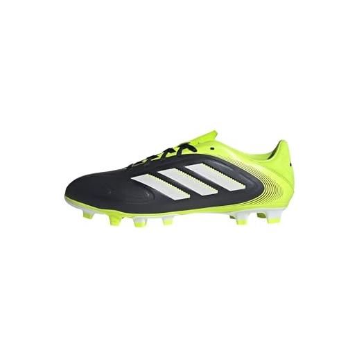 adidas unisex - adulto copa pure iii club firm ground/multi ground football boots, core black/cloud white/lucid lemon, 42 eu