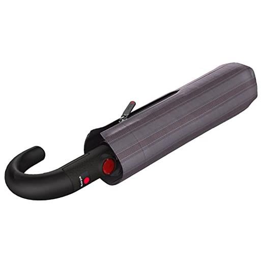 Knirps t. 260 medium duomatic crook handle 2line up stone