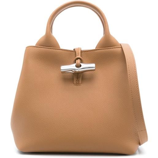 Longchamp borsa tote le roseau piccola - marrone