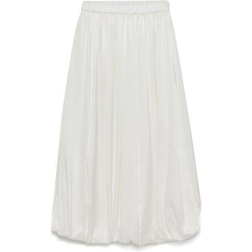 Enföld gonna plissettata - bianco