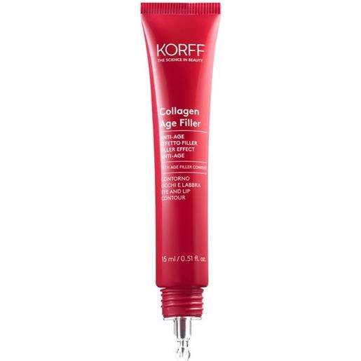 KORFF Srl korff collagen age filler contorno occhi e labbra 15ml