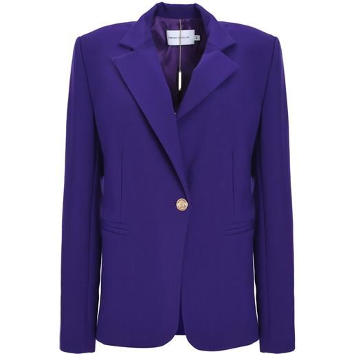 SIMONA CORSELLINI blazer monopetto - viola