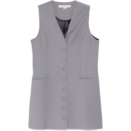 REMAIN giacca smanicata - grigio