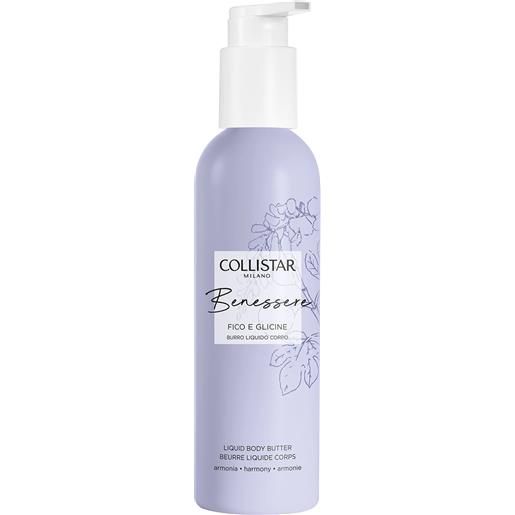 Collistar fico e glicine burro liquido corpo benessere 200ml