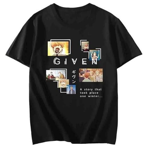 Tee Kiki Akatsuki Maglietta Ricamata da Uomo - Comic Nuvola Anime