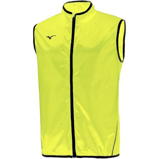 MIZUNO smanicato MIZUNO authentic rain vest m giallo fluo