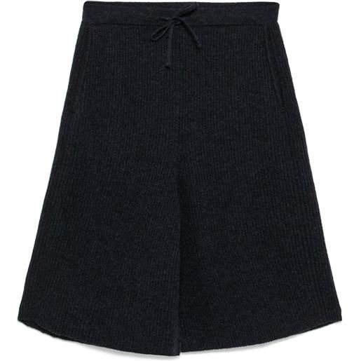 LEMAIRE bermuda in lana - blu