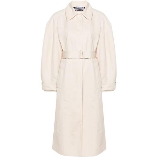 Jacquemus cappotto con cintura le trench bari - toni neutri