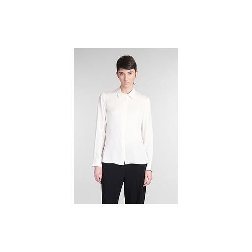 Theory camicia in seta beige