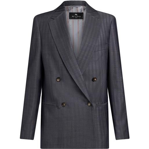 ETRO giacca doppiopetto - grigio