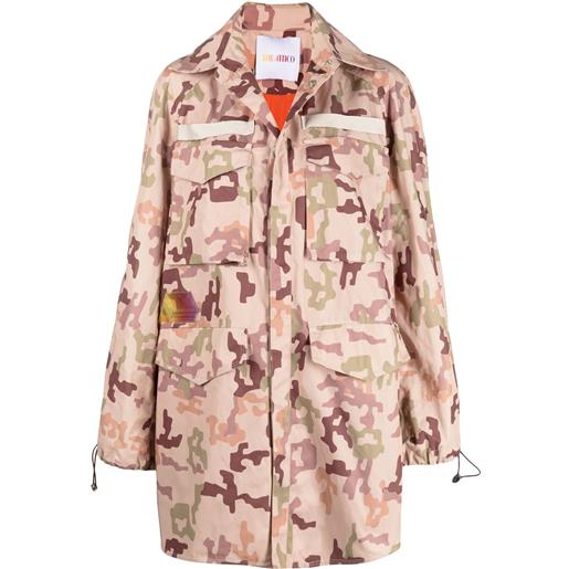 The Attico parka con stampa camouflage - toni neutri
