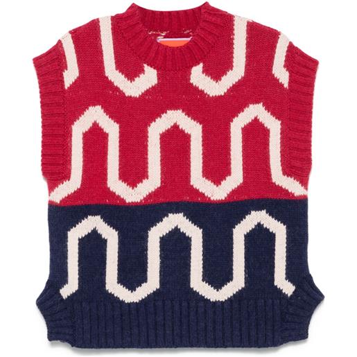 La DoubleJ top comber - rosso