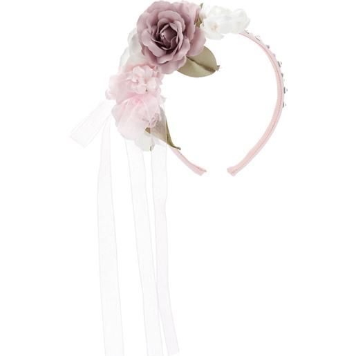 Monnalisa cerchietto rose e strass